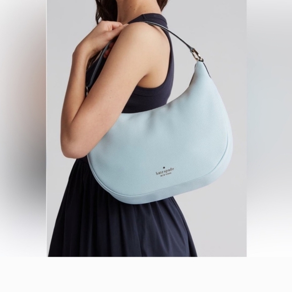 Kate Spade Weston Frosty Sky Shoulder Bag W Removable Crossbody Stap - Picture 6 of 6